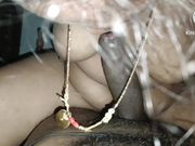 Indian Telugu aunty soking hasbend big coke 