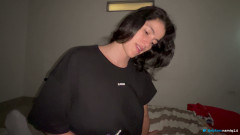 RICH SEX WITH LATINA WITH BIG ASS, SHE WAS IN MY BED AND SHE MEASURES HER PUSSY