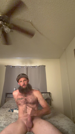 Stroking my hard cock until I cum