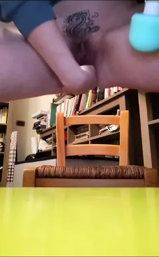 Beautiful girl masturbates cunt and ass