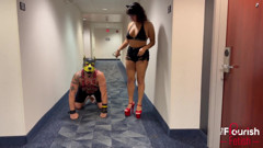 First Time Pegger Kitty Kewpie Strap-on Fucks Bad Pup Ash
