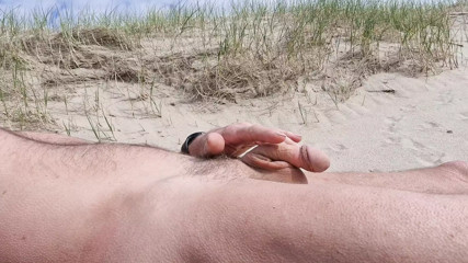 Op het strand