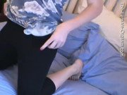 Cherry Adams On the Bed with the Tip Vibe