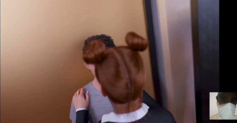 My Boss Secretary Fucks Me in the Office While the Boss Is Right There and He Catches Us