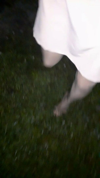 Crossdresser walk in heels night