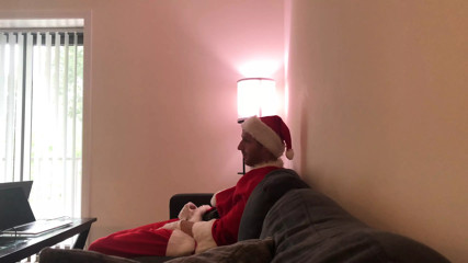 Santa Gives Special Cock Gift POV