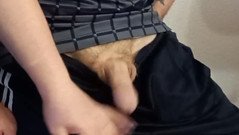 She jerks off my cock and helps me finish #4