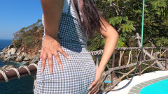 He Fucks This Horny Teens Ass at the Pool!