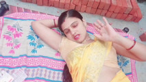 Watching Indian outdoor stepmom take a hot bath makes her stepson go crazy for fucking her