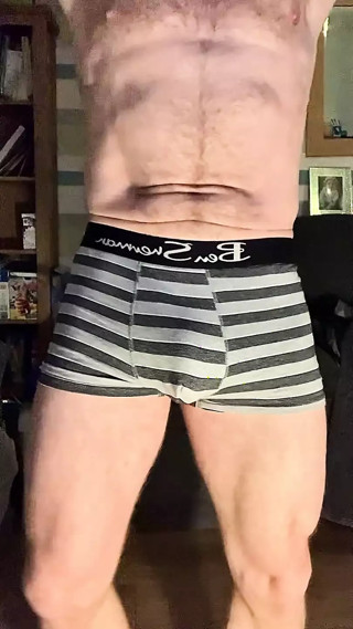 Task to return home, strip and change into lounge sweatpants