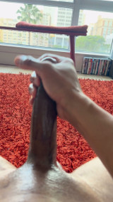 Jerking and Milking My Thick Throbbing BBC