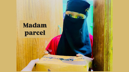 Parcel delivery man fuck me when my husband not at home
