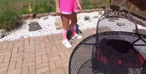 Cheerleading Stepdaughter Gets Fucked by Her Stepdaddy