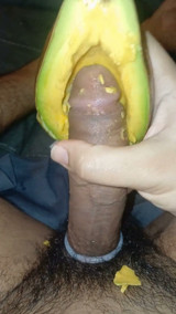 Picking an Avocado with Great Pleasure Until I Ejaculate.
