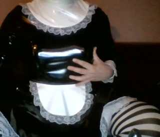 Latex sissy maid need a dom!greek slut giouli