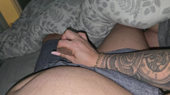 Step mom hand can't stay away from Indian step son big dick and handjob