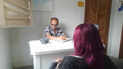 A Hot Interview with Her Big Tits and Ass