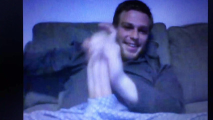 Young bearded straight dude with huge hung horse dick jerks