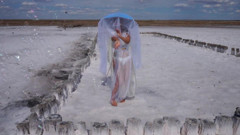 White Silence on Salt Lake Elton