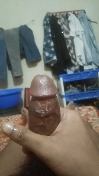 I got a handjob in my room.