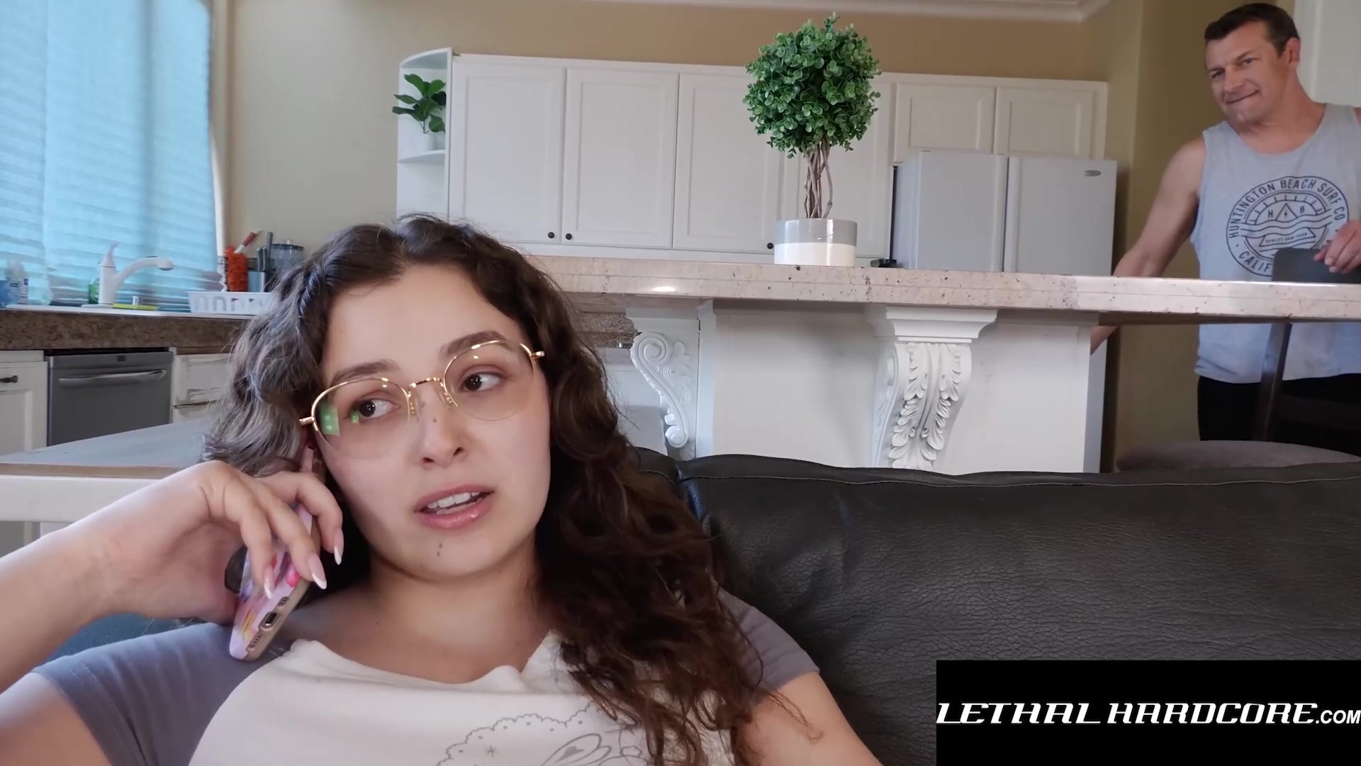 LETHAL HARDCORE – Horny Brunette Stepdaughter Leana Lovings Gets Dicked Good By Stepdad