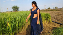 Full fun in the field with Indian transgender With English Version