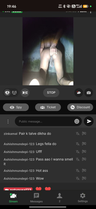 Live stream in Stripchat