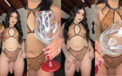 2 cumshots and pissing in the glass cup can you swallow it jessieross | Tranny Update | Porn videos