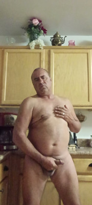 Stroking a little before work
