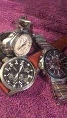 Your watches and mine.