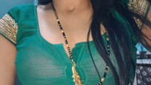 Indian hot bhabhi sucking dick in green