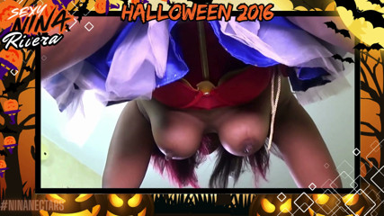 Cum see me het Super Nasty for Halloween - Sexy Nina Rivera
