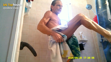 9-26-26 Naked After Tan Shower and Big Bad Leroy Brown Gets a Ride
