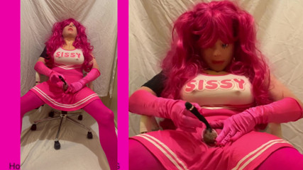 Sissy Tiny Gusher creampie and cumshot thumbnail