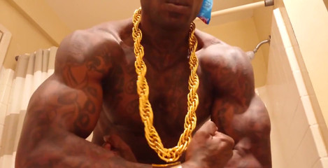 BBC Worship Hallelujah Johnson ( Christmas Party with Center Meat ) Tall Dark Chocolate Muscles Tattoos Hairy BBC Hallelujah