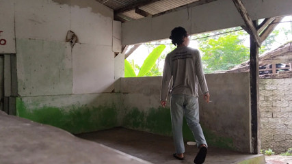 Footage of a young man in an empty place goes viral