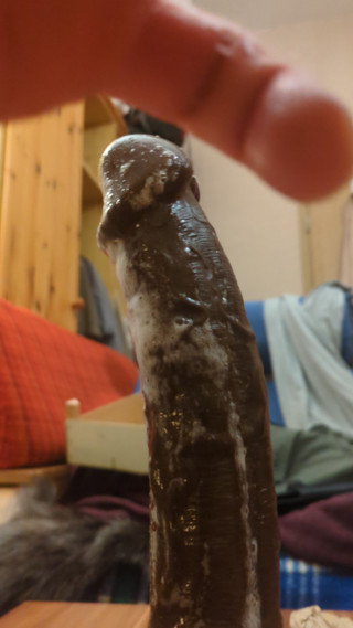 Sloppy saliva dildo deepthroat 19