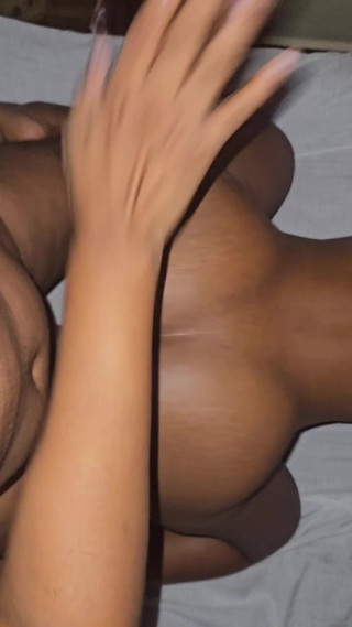 I play with her ass in the morning at dawn before work