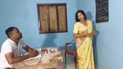 Sexy english teachers madam nude romance with her Student in the class room Part -1