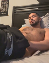 Bed Masturbator Jerking a Load