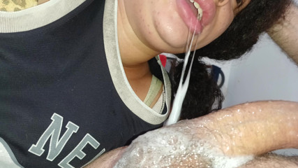 EXTREME POV OF THIS MOUTH THIRSTY FOR A HARD AND HORNY COCK