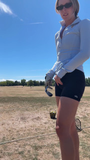 Public Orgasm at the Driving Range