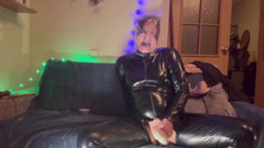 Plastic Bag Masturbation in Latex