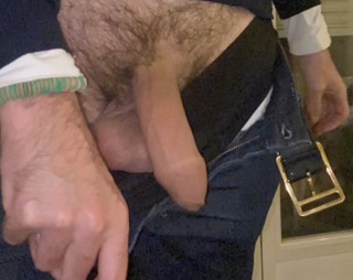 Slow mo hung Uncut cock nice balls