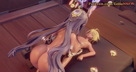 Genshin Aether Have Some Hot Sex With Lauma While Sucking Her HUGE Boobs