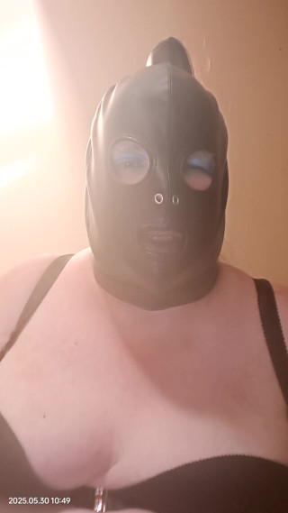 Dirty talking and body writing on fat BBW thumbnail