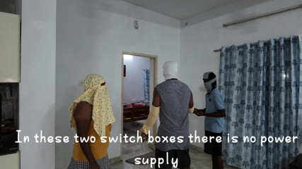 Two Electricians one house wife