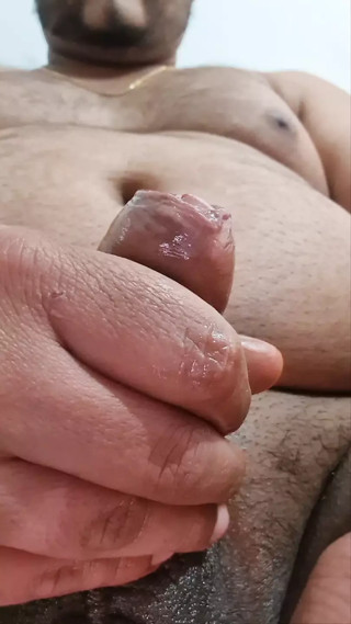 Oiled jerkoff...