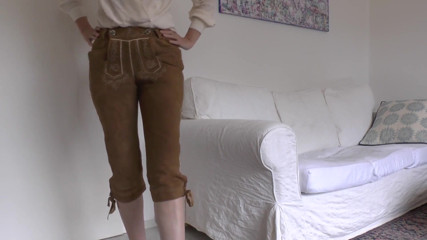 Bavarian Lederhosen: Be My Ass-sniffer and Cum, Lady Victoria Valente
