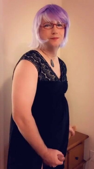 pantyluvn sissy could be your Aunt Alice with a dick